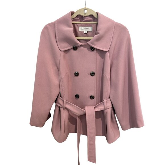 Tahari by Arthur S. Levine Belted PeaCoat, size 8 - Picture 1 of 9